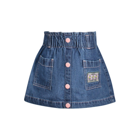 GUESS JEANS SHORT SKIRT GIRL BLUE