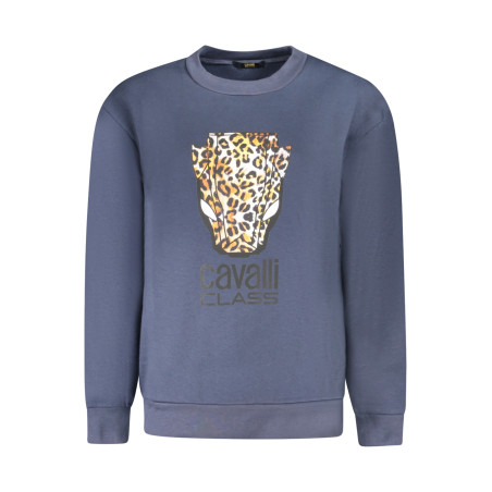CAVALLI CLASS FELPA SENZA ZIP DONNA BLU