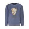 CAVALLI CLASS FELPA SENZA ZIP DONNA BLU