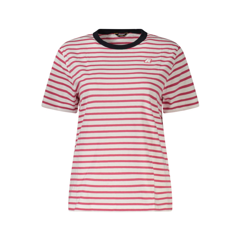 K-WAY T-SHIRT MANICHE CORTE DONNA ROSA