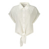 GUESS JEANS SHORT SLEEVE SHIRT WOMEN WHITE