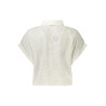 GUESS JEANS SHORT SLEEVE SHIRT WOMEN WHITE