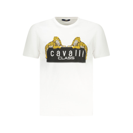 CAVALLI CLASS SHORT SLEEVE T-SHIRT MEN WHITE