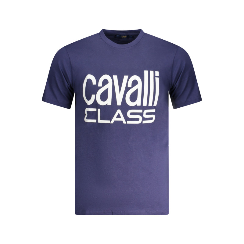 CAVALLI CLASS SHORT SLEEVE T-SHIRT MEN BLUE