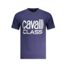 CAVALLI CLASS SHORT SLEEVE T-SHIRT MEN BLUE