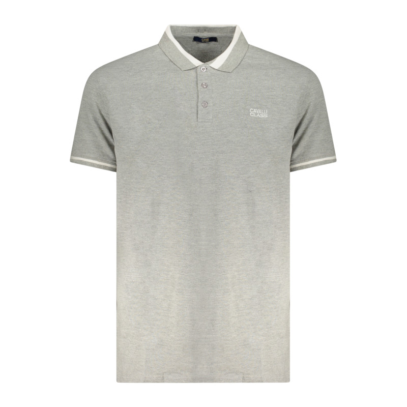 CAVALLI CLASS POLO SHORT SLEEVES MEN GREY