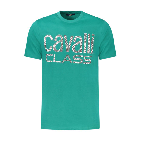 CAVALLI CLASS SHORT SLEEVE T-SHIRT MEN GREEN