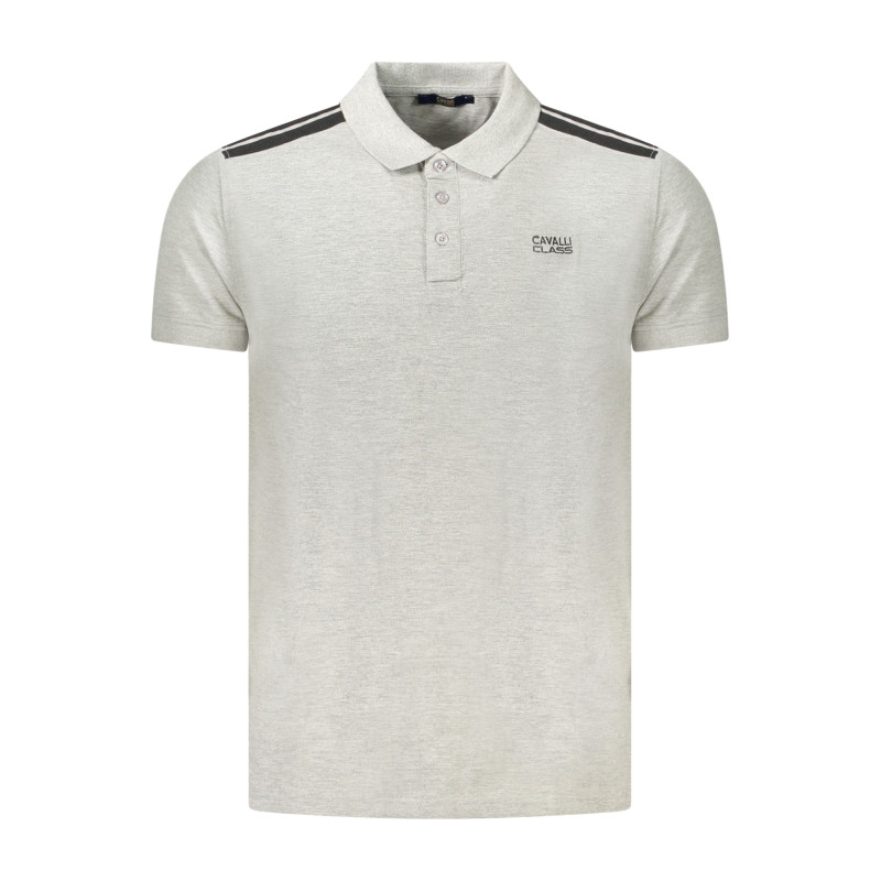 CAVALLI CLASS POLO SHORT SLEEVES MEN GREY