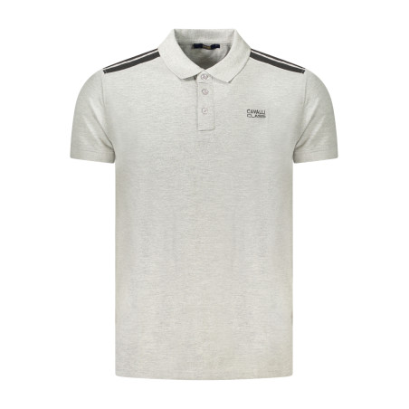 CAVALLI CLASS POLO SHORT SLEEVES MEN GREY