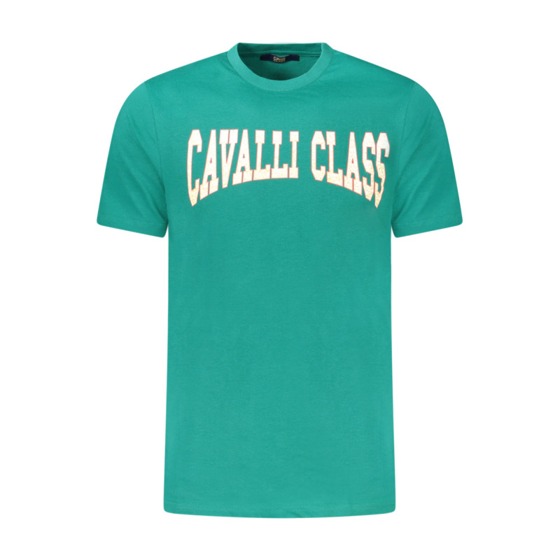 CAVALLI CLASS KURZARM-T-SHIRT HERREN GRÜN
