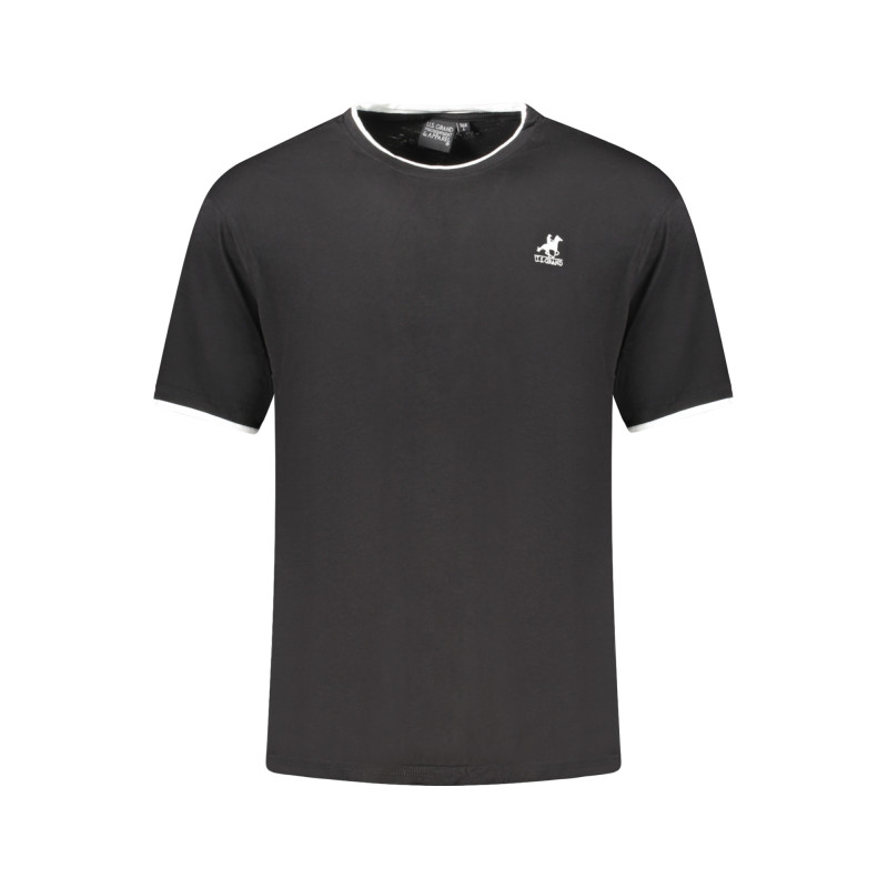 US GRAND POLO SHORT SLEEVE T-SHIRT MEN BLACK