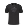 US GRAND POLO SHORT SLEEVE T-SHIRT MEN BLACK