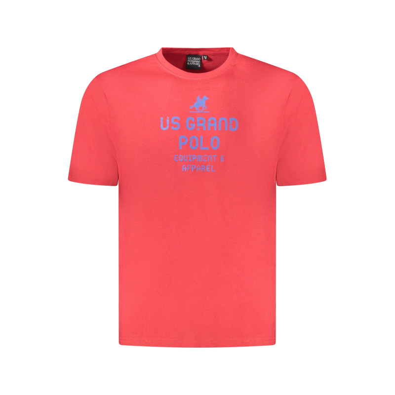 US GRAND POLO MEN&39S SHORT SLEEVE T-SHIRT RED