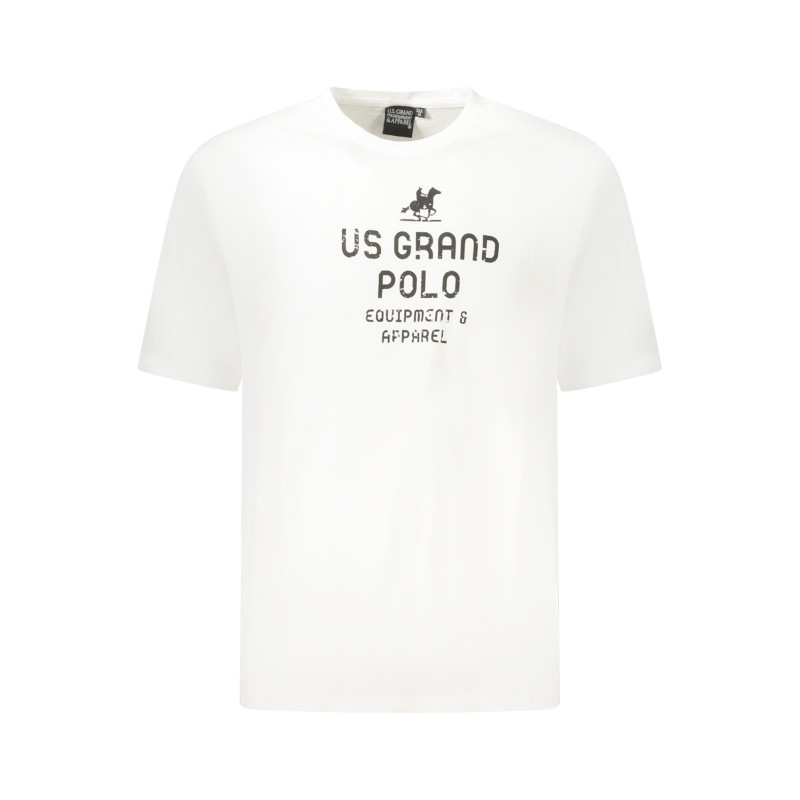 U.S. GRAND POLO T-SHIRT MANICHE CORTE UOMO BIANCO