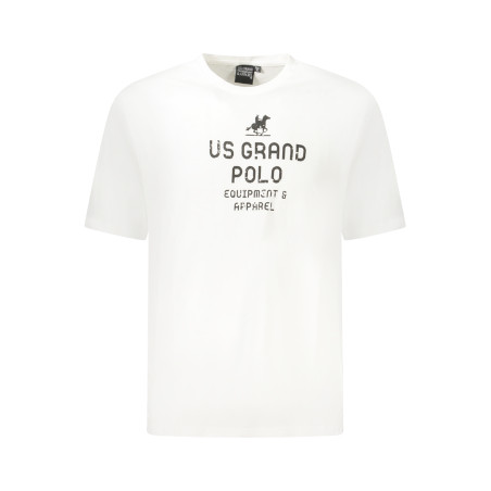 U.S. GRAND POLO T-SHIRT MANICHE CORTE UOMO BIANCO
