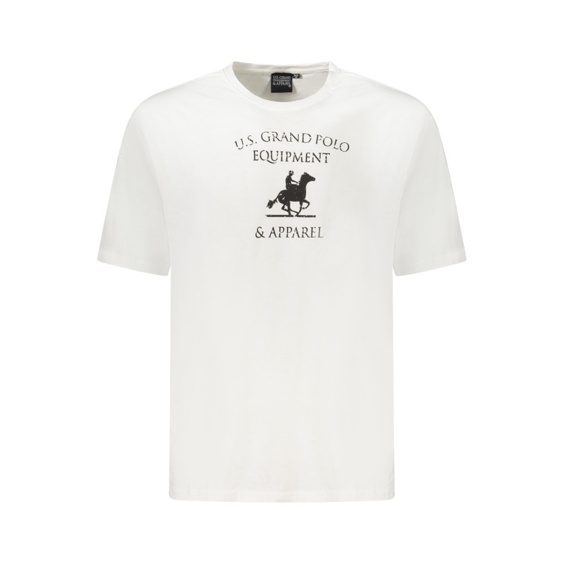 US GRAND POLO SHORT SLEEVE T-SHIRT MEN WHITE