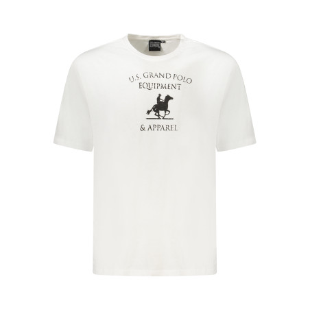 US GRAND POLO SHORT SLEEVE T-SHIRT MEN WHITE