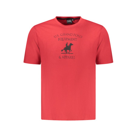 US GRAND POLO HERREN KURZARM T-SHIRT ROT