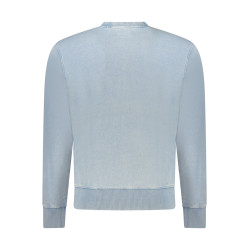 GUESS JEANS FELPA SENZA ZIP UOMO AZZURRO