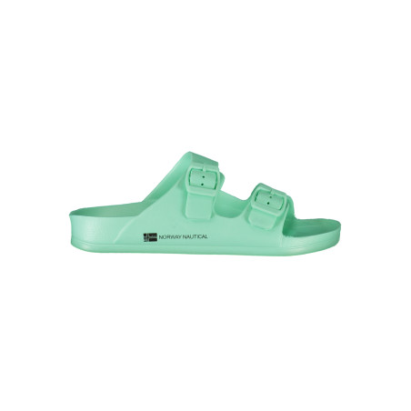 NORWAY 1963 WOMEN&39S GREEN SLIPPER FOOTWEAR