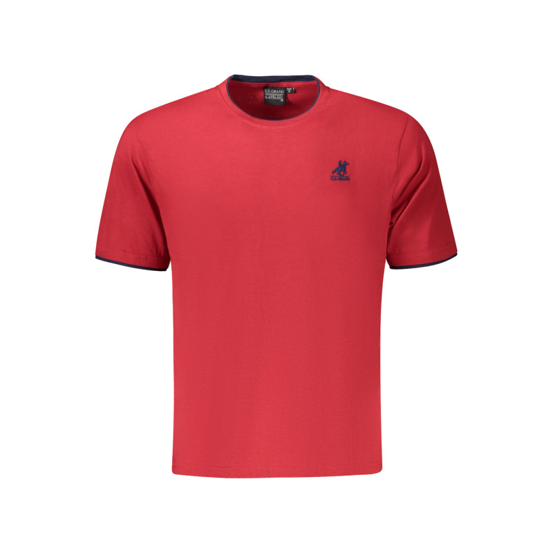 US GRAND POLO MEN&39S SHORT SLEEVE T-SHIRT RED
