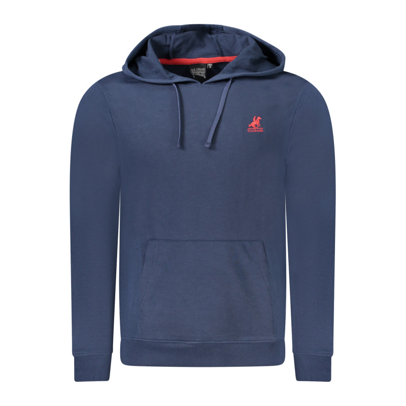 U.S. GRAND POLO FELPA SENZA ZIP UOMO BLU