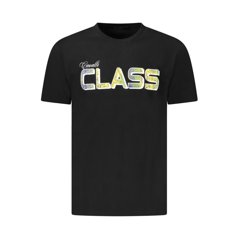 CAVALLI CLASS SHORT SLEEVE T-SHIRT MEN BLACK