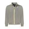 K-WAY FELPA CON ZIP UOMO VERDE