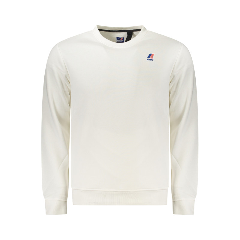K-WAY SWEATSHIRT WITHOUT ZIP MEN WHITE
