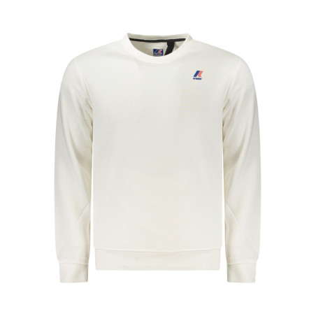 K-WAY SWEATSHIRT WITHOUT ZIP MEN WHITE