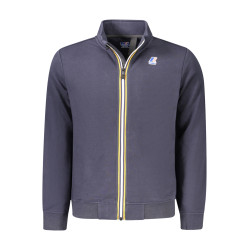 K-WAY FELPA CON ZIP UOMO BLU