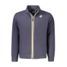 K-WAY FELPA CON ZIP UOMO BLU
