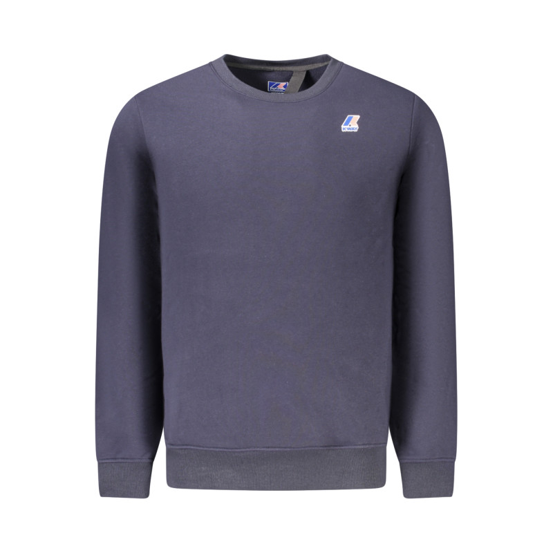 K-WAY FELPA SENZA ZIP UOMO BLU
