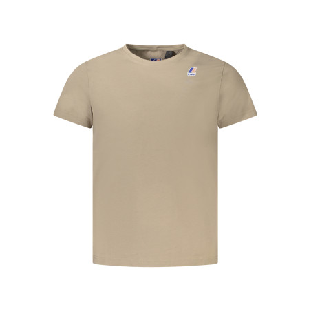 K-WAY T-SHIRT MANICHE CORTE UOMO BEIGE