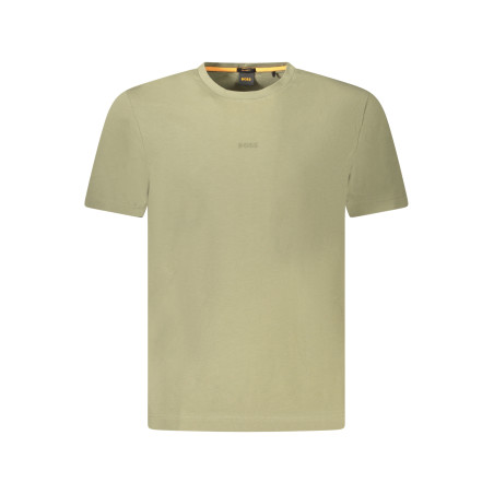 BOSS T-SHIRT MANICHE CORTE UOMO VERDE