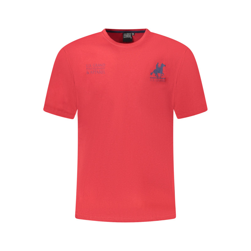 US GRAND POLO HERREN KURZARM T-SHIRT ROT