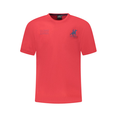 US GRAND POLO HERREN KURZARM T-SHIRT ROT