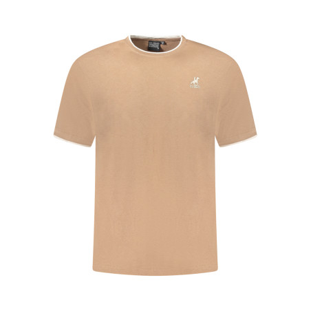U.S. GRAND POLO T-SHIRT MANICHE CORTE UOMO MARRONE