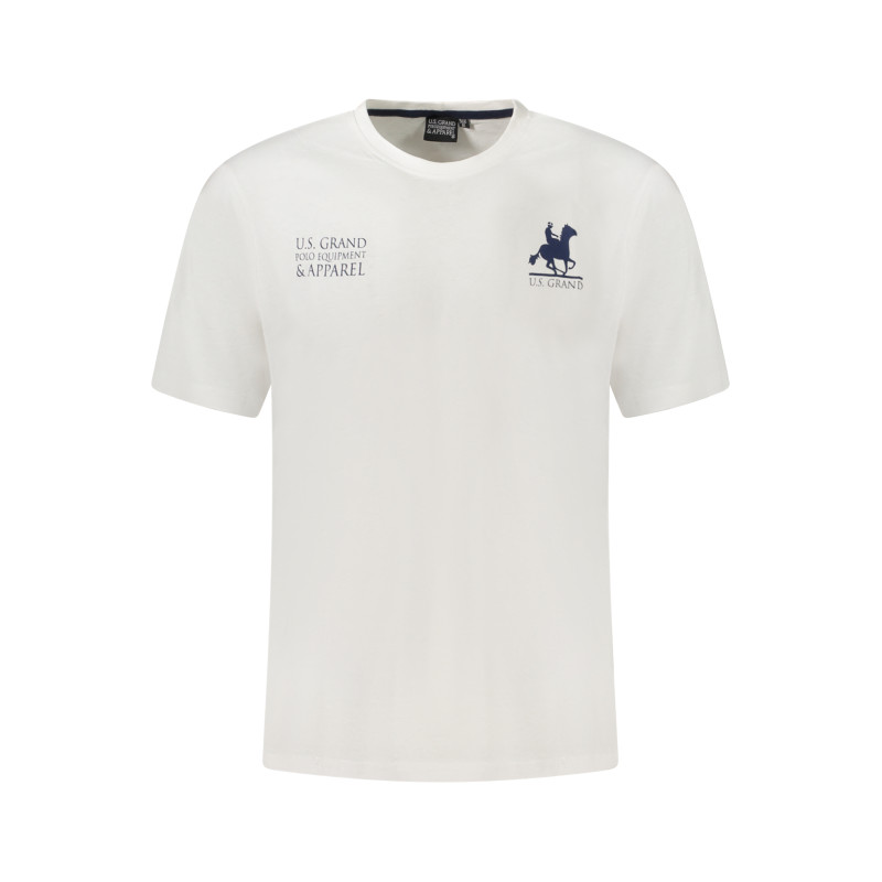 U.S. GRAND POLO T-SHIRT MANICHE CORTE UOMO BIANCO