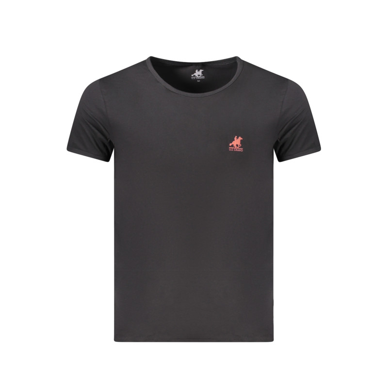 US GRAND POLO SHORT SLEEVE T-SHIRT MEN BLACK