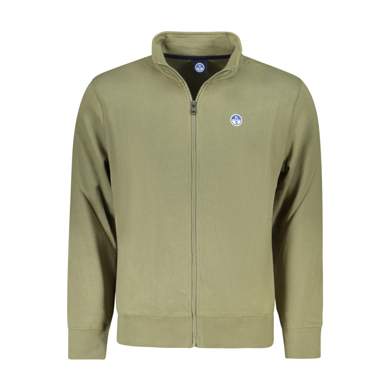 NORTH SAILS HERREN-SWEATSHIRT MIT ZIP GRÜN