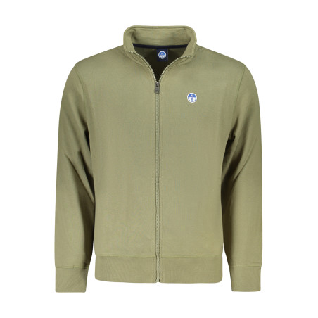 NORTH SAILS HERREN-SWEATSHIRT MIT ZIP GRÜN