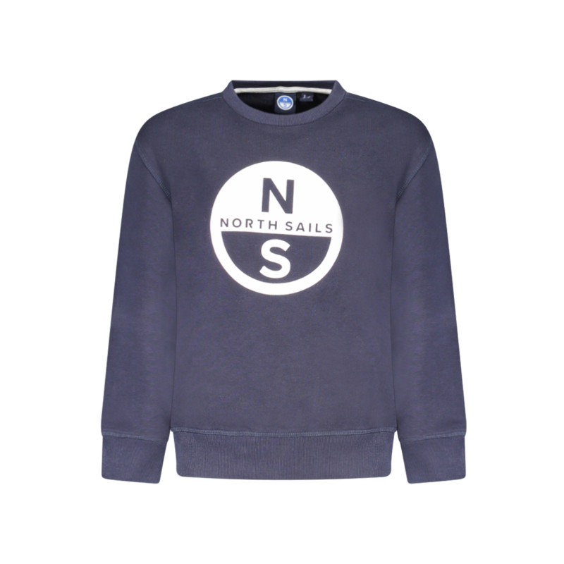 NORTH SAILS CHILDREN&39S BLUE ZIP-UP SWEATSHIRT