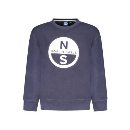 NORTH SAILS CHILDREN&39S BLUE ZIP-UP SWEATSHIRT