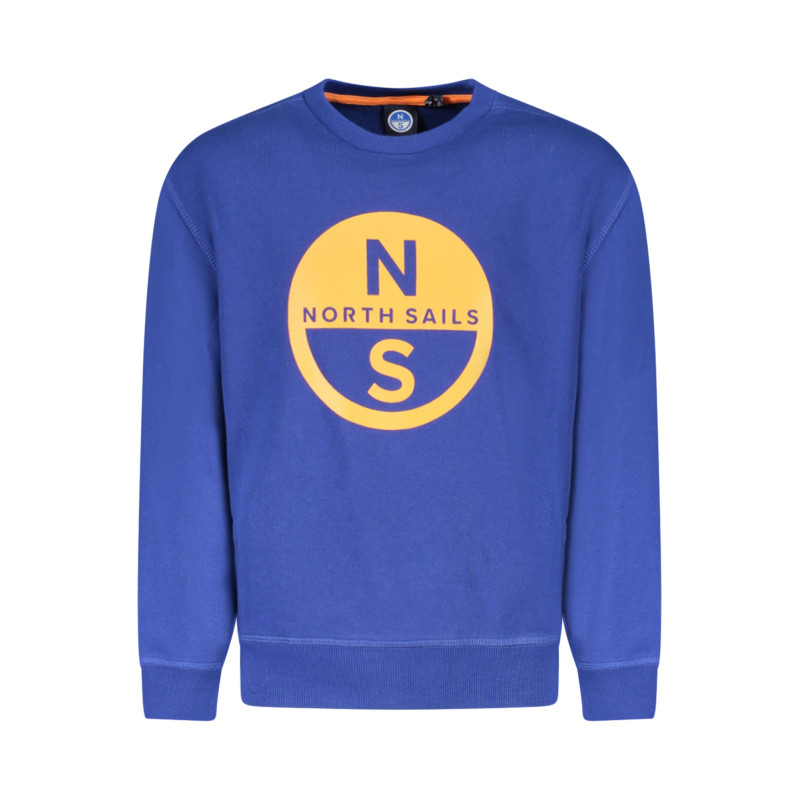 NORTH SAILS CHILDREN&39S BLUE ZIP-UP SWEATSHIRT