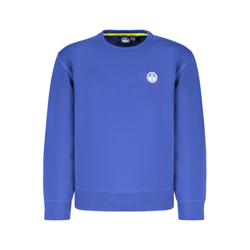 NORTH SAILS CHILDREN&39S BLUE ZIP-UP SWEATSHIRT