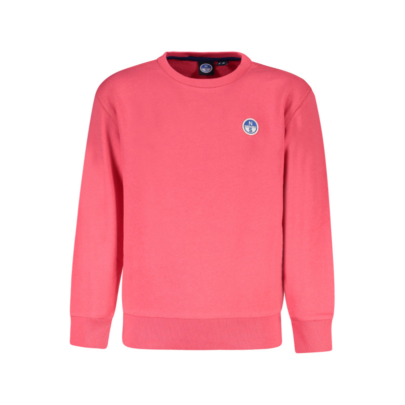 NORTH SAILS CHILDREN&39S PINK ZIP-LESS SWEATSHIRT