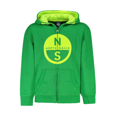 NORTH SAILS CHILDREN&39S ZIP-UP SWEATSHIRT GREEN