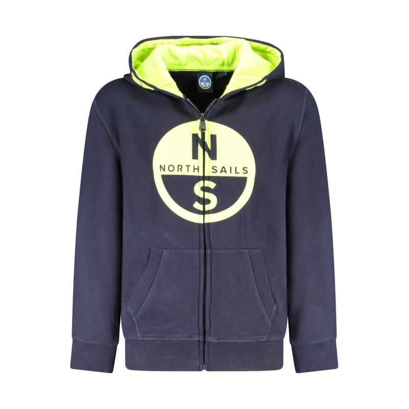 NORTH SAILS FELPA CON ZIP BAMBINO BLU