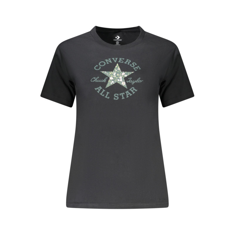 CONVERSE SHORT SLEEVE T-SHIRT WOMEN BLACK